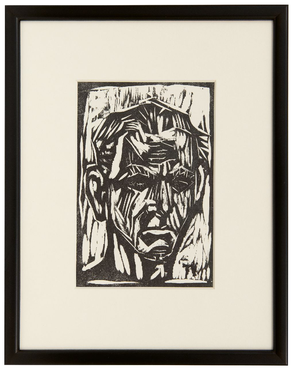 Dix W.H.O.  | Wilhelm Heinrich 'Otto' Dix | Grafik zum Verkauf angeboten | Selbstbildnis, Holzstich 20,8 x 14,3 cm, zu datieren 1960