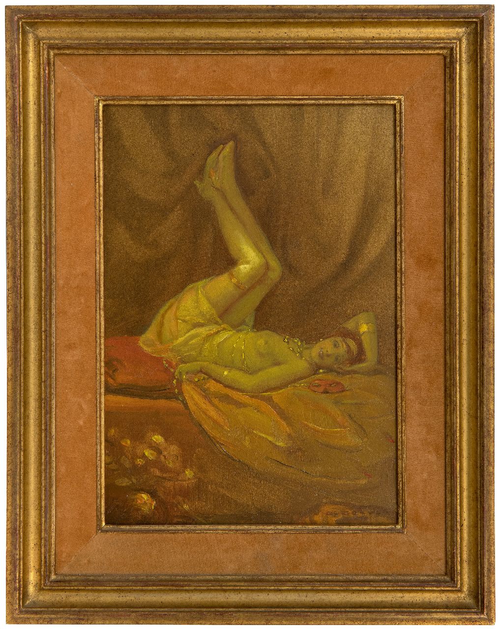 Boever J.F. De | Jan Frans De Boever, Caprice, Öl auf Holzfaser 40,0 x 32,0 cm, Unterzeichnet u.r.