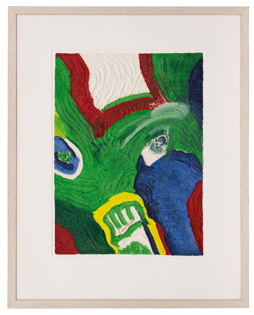 Lindström B.K.E.  | 'Bengt' Karl Erik Lindström | Grafik zum Verkauf angeboten | Grüne Figur, Aquagravüre 72,0 x 53,0 cm, Unterzeichnet M.u.