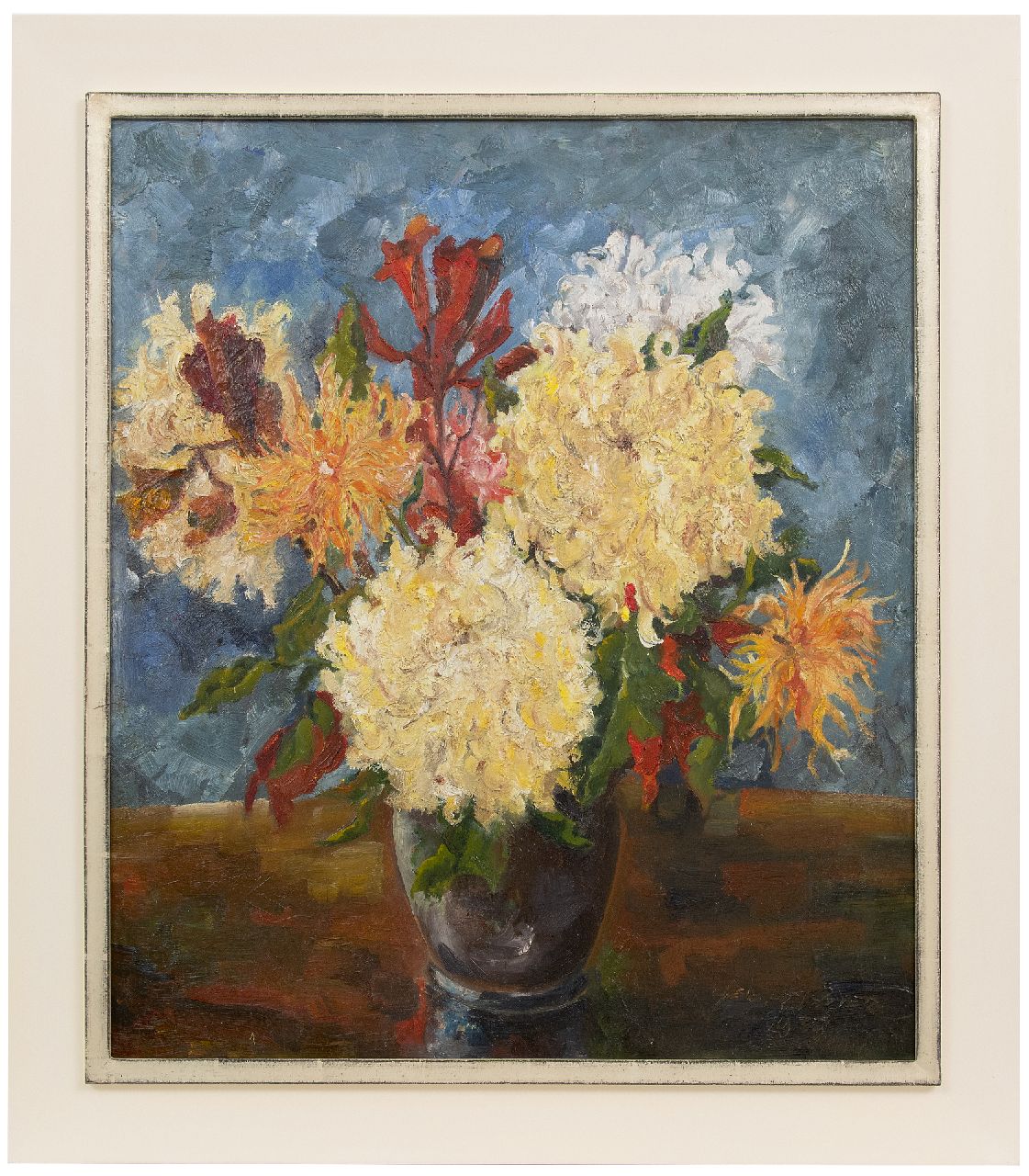 Lataster G.  | Gerard 'Ger' Lataster | Gemälde zum Verkauf angeboten | Blumenstilleben, Öl auf Holzfaser 70,4 x 59,9 cm, Unterzeichnet u.r. und datiert 1937