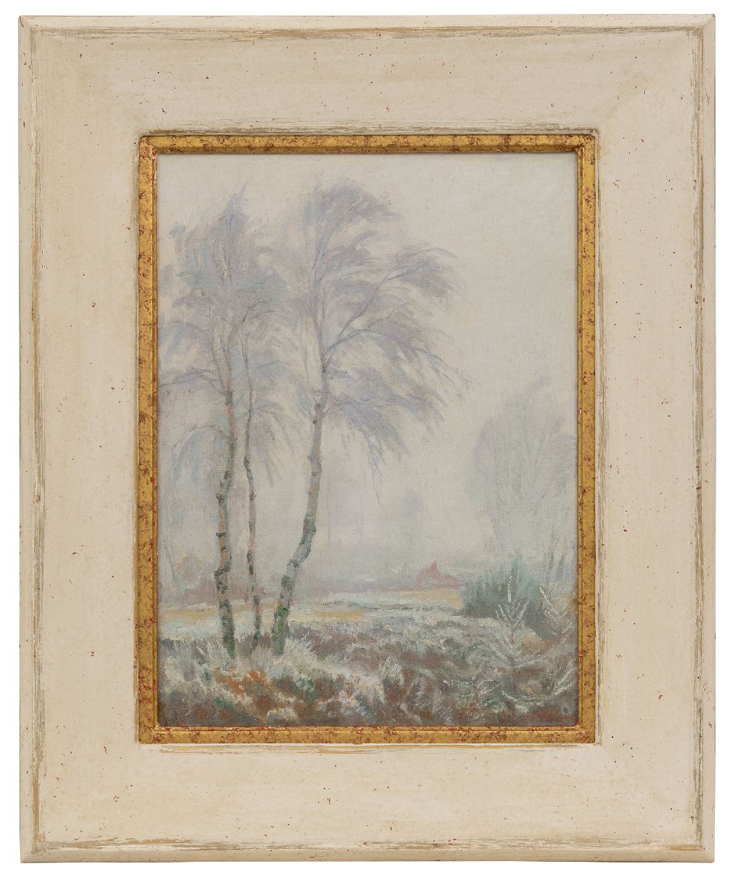 Meijer J.  | Johannes 'Johan' Meijer | Gemälde zum Verkauf angeboten | Reif und Nebel, Öl auf Leinwand 38,5 x 28,8 cm, Unterzeichnet u.r.