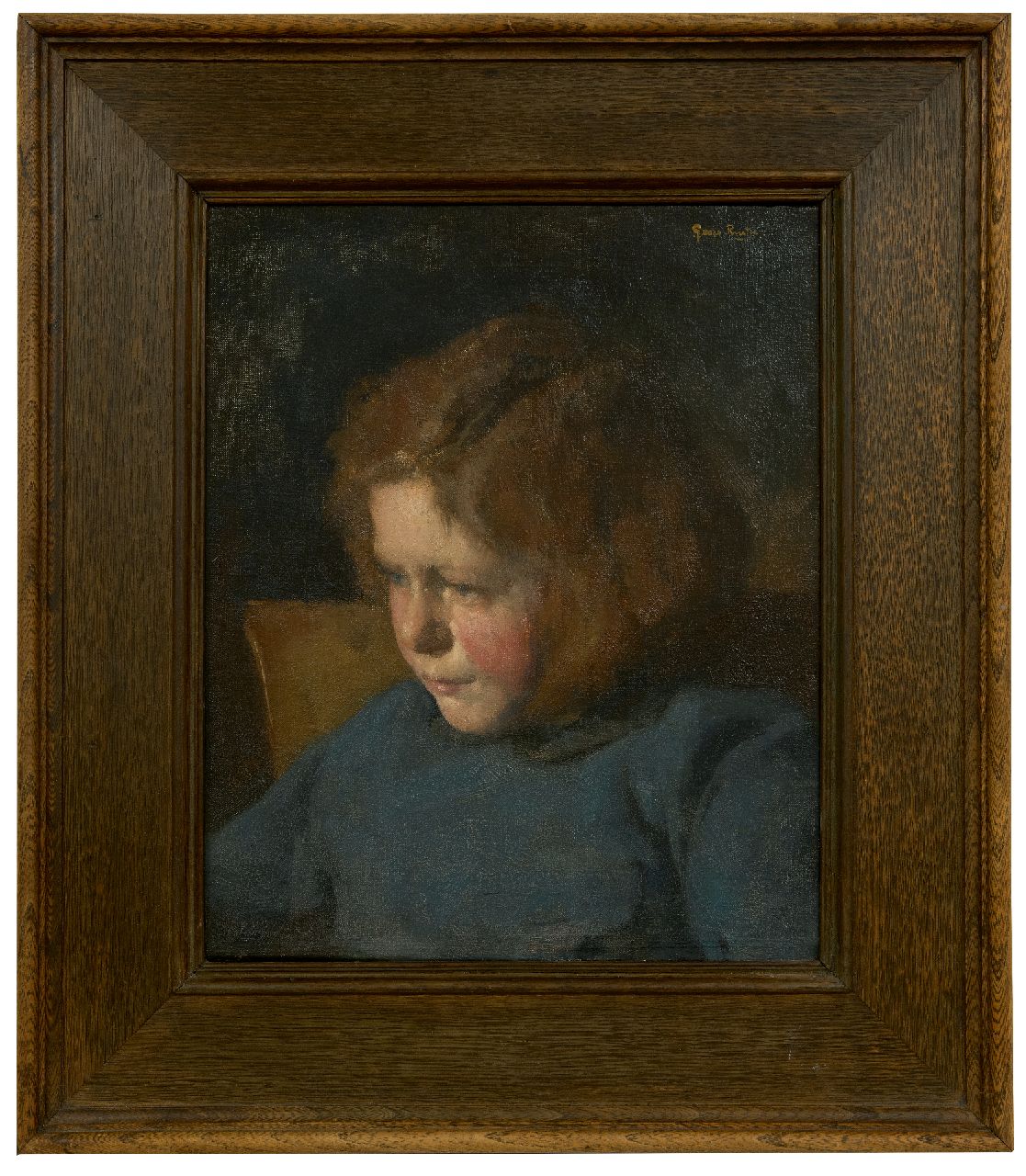 Rueter W.C.G.  | Wilhelm Christian 'Georg' Rueter | Gemälde zum Verkauf angeboten | Nelly, Öl auf Leinwand 40,5 x 33,3 cm, Unterzeichnet o.r.