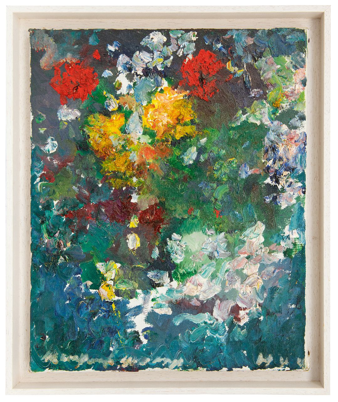 Verwey K.  | Kees Verwey | Gemälde zum Verkauf angeboten | Blumen, Öl auf Leinwand 50,0 x 39,7 cm, Unterzeichnet u.l. und im Verso und Verso datiert '83