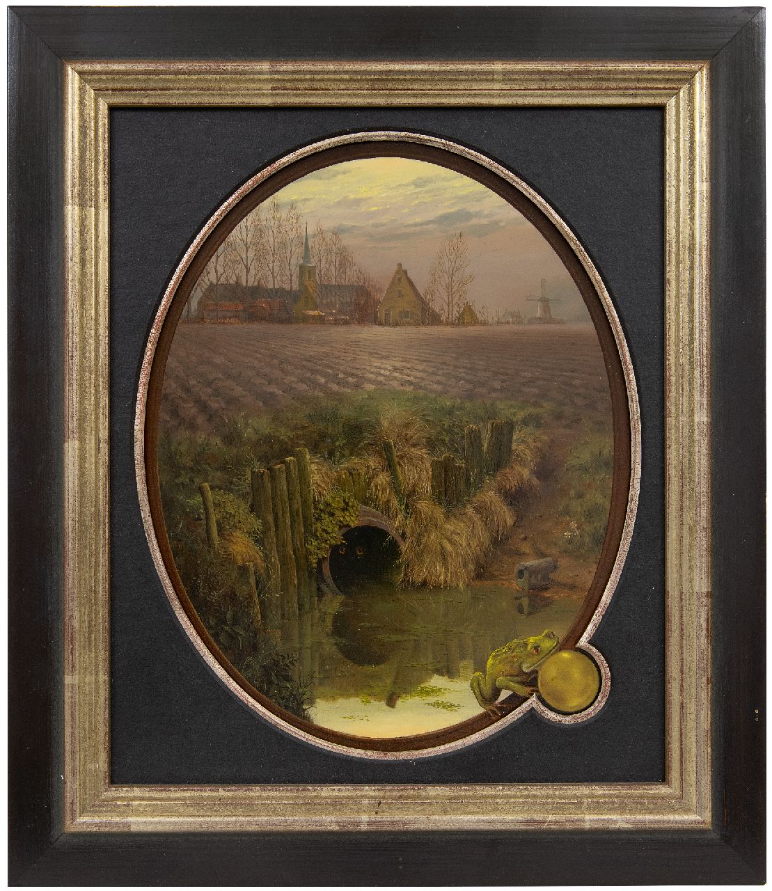 Voorzaat T.  | Theo Voorzaat | Gemälde zum Verkauf angeboten | Der Hoge Hoeve, Öl auf Leinwand 25,5 x 20,2 cm, Unterzeichnet l.u. und datiert 1978