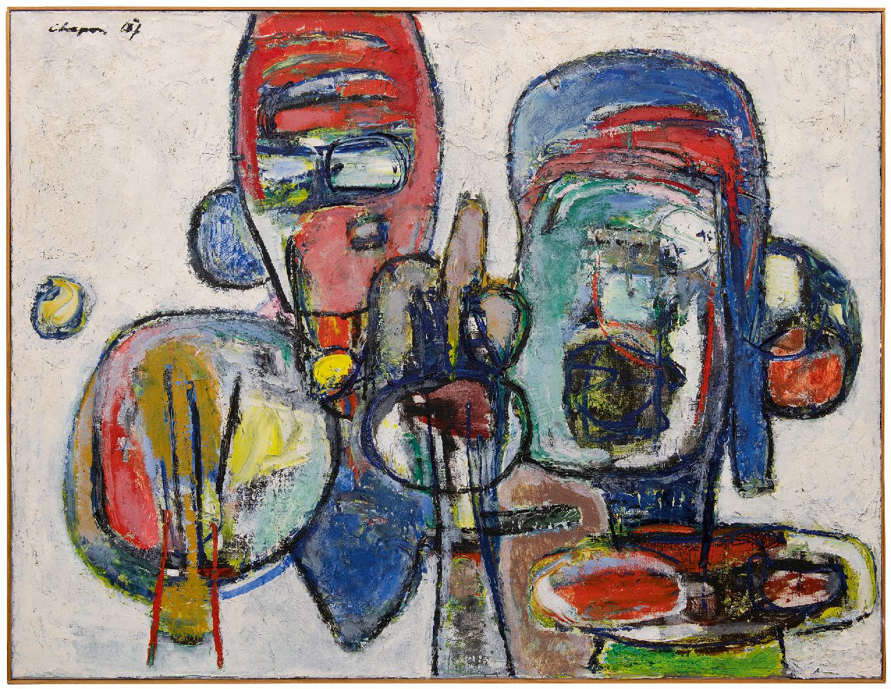 Chapon J.  | Jules Chapon, Nice day for love, Öl auf Leinwand 89,4 x 116,0 cm, Unterzeichnet o.l. und datiert '67