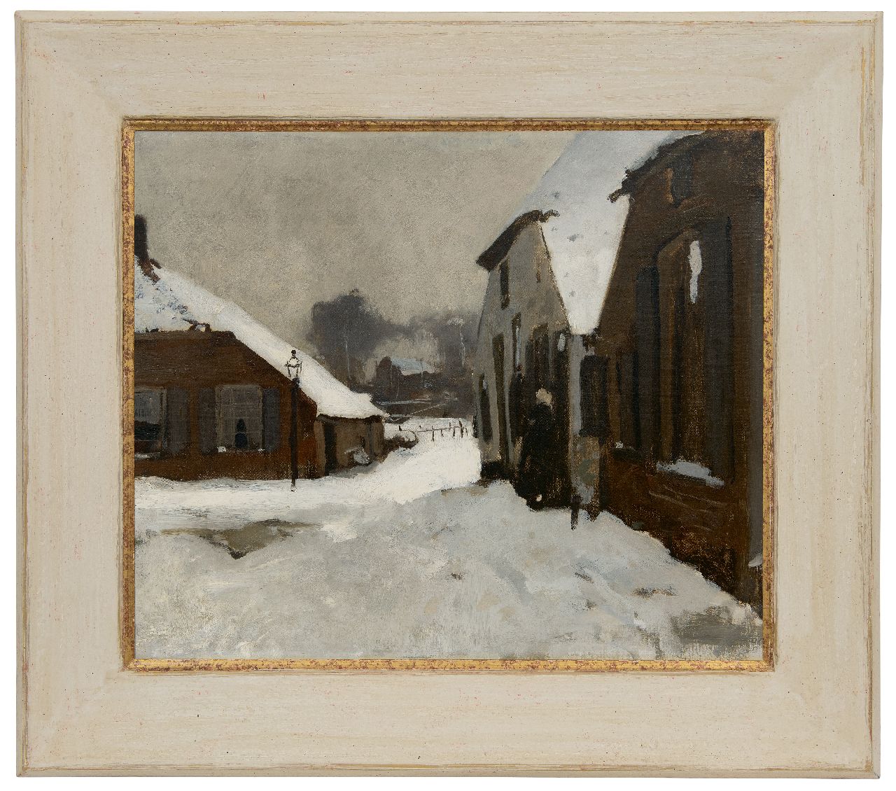 Witsen W.A.  | 'Willem' Arnold Witsen | Gemälde zum Verkauf angeboten | Winter in Ede, oil on canvas 55,2 x 66,5 cm, zu datieren um 1895-1902