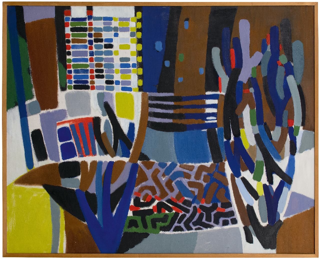 Hunziker F.  | Frieda Hunziker, Curaçao bei Nacht, Öl auf Leinwand 99,8 x 124,9 cm, zu datieren 1954