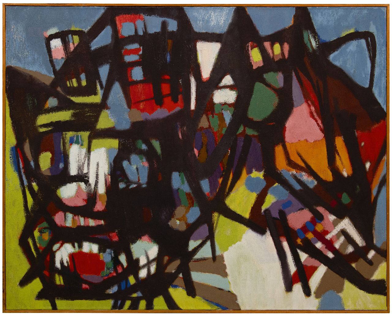 Hunziker F.  | Frieda Hunziker, Tiere I, Öl auf Leinwand 99,8 x 124,7 cm, zu datieren 1954