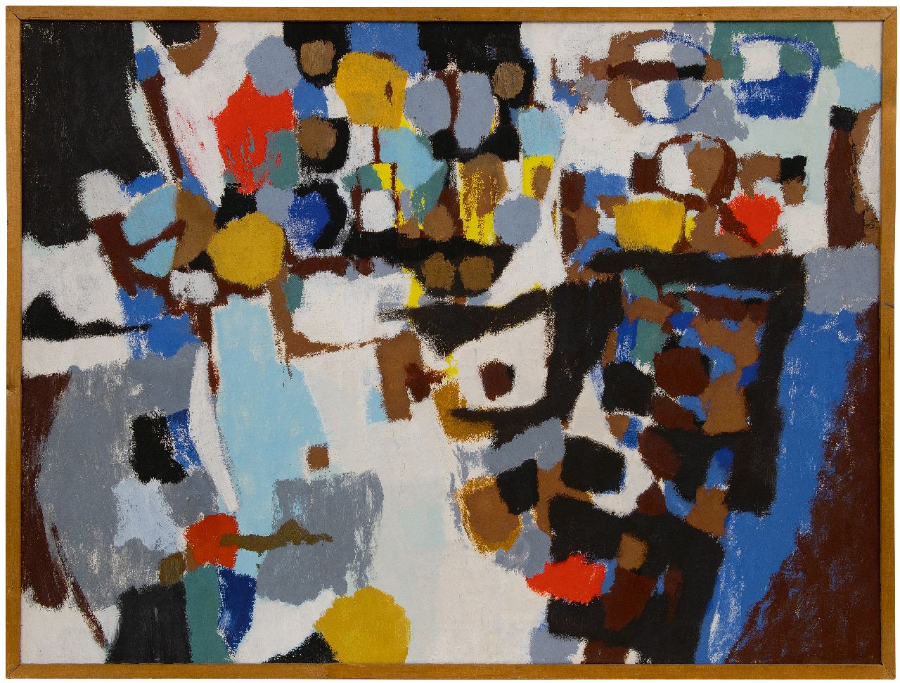 Hunziker F.  | Frieda Hunziker, Tropen, Öl auf Leinwand 74,7 x 99,8 cm, Unterzeichnet auf Keilrahmen und zu datieren 1956