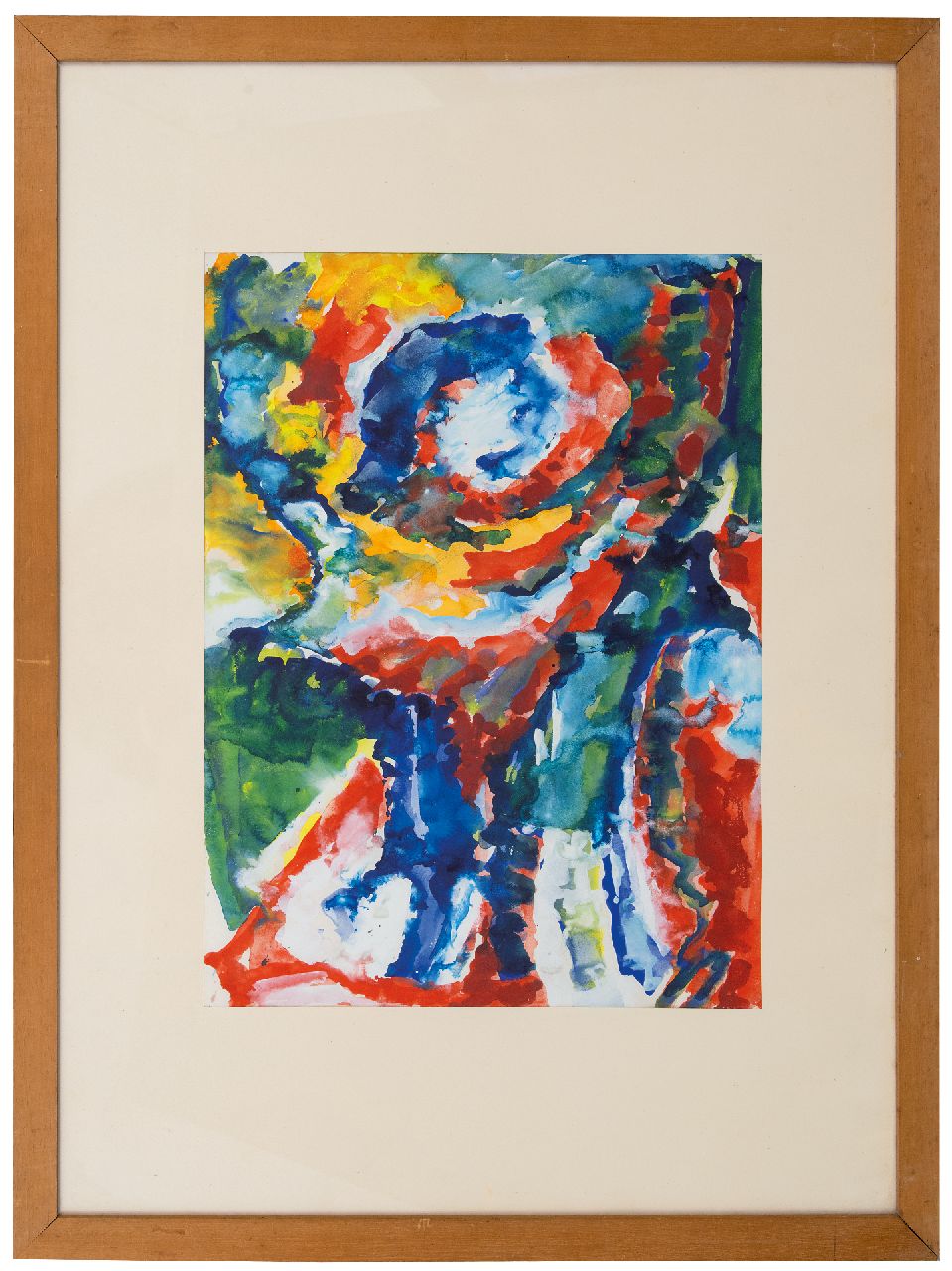 Hunziker F.  | Frieda Hunziker, Komposition I, Gouache auf Papier 51,3 x 38,8 cm, zu datieren um 1965