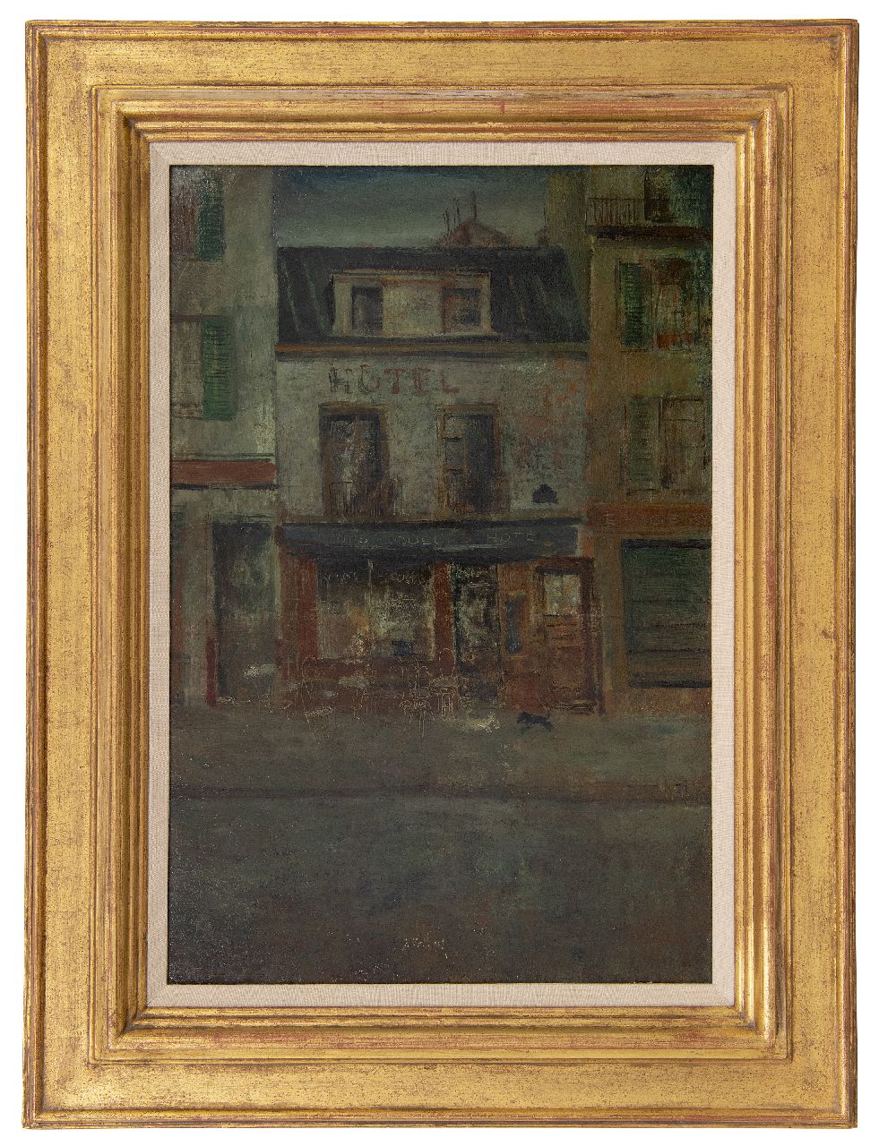 Heel J.J. van | Johannes Jacobus 'Jan' van Heel, Paris (kleiner Platz), Öl auf Holz 51,0 x 34,0 cm, zu datieren um 1946