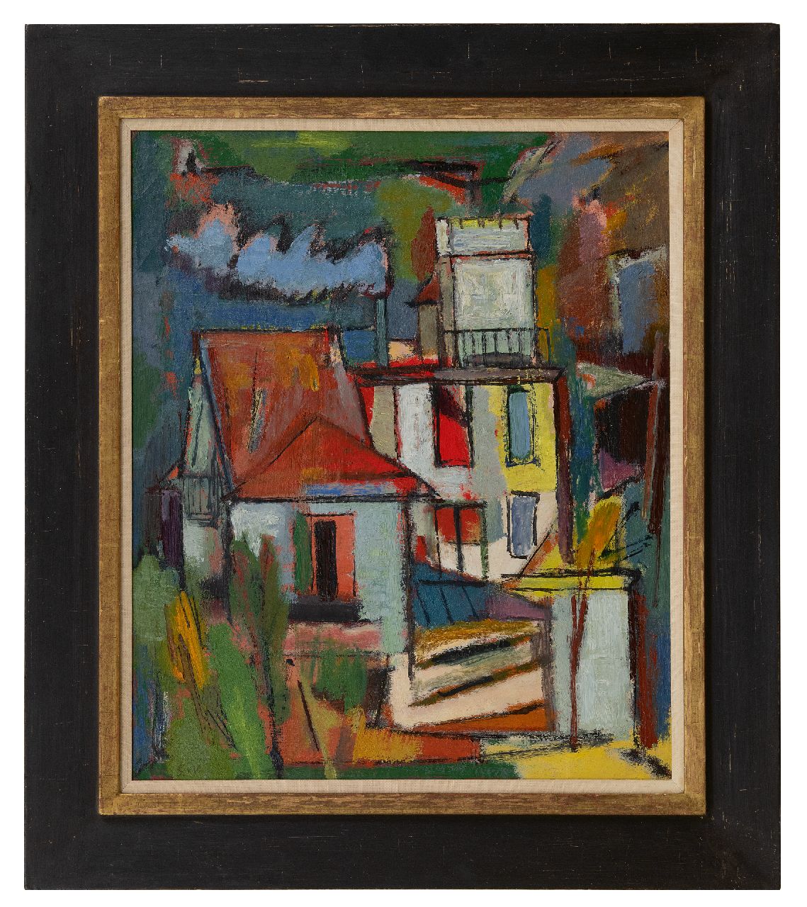 Velde G. van | Gerardus 'Geer' van Velde | Gemälde zum Verkauf angeboten | Village, Öl auf Leinwand 55,5 x 46,3 cm, Unterzeichnet u.l. und zu datieren ca. 1930