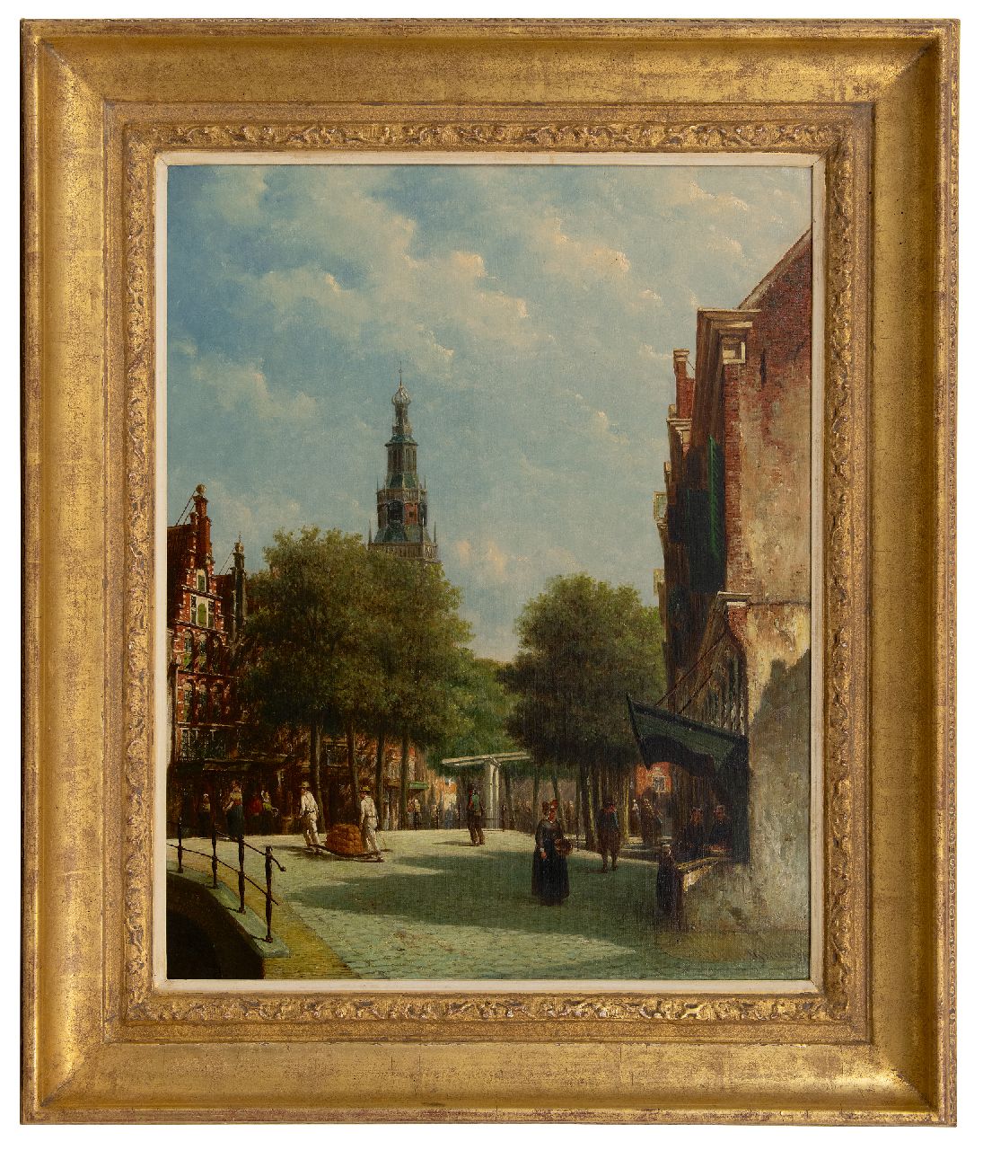 Vertin P.G.  | Petrus Gerardus Vertin, Käseträger in Alkmaar, Öl auf Leinwand 62,3 x 50,0 cm, Unterzeichnet u.r. und datiert '73