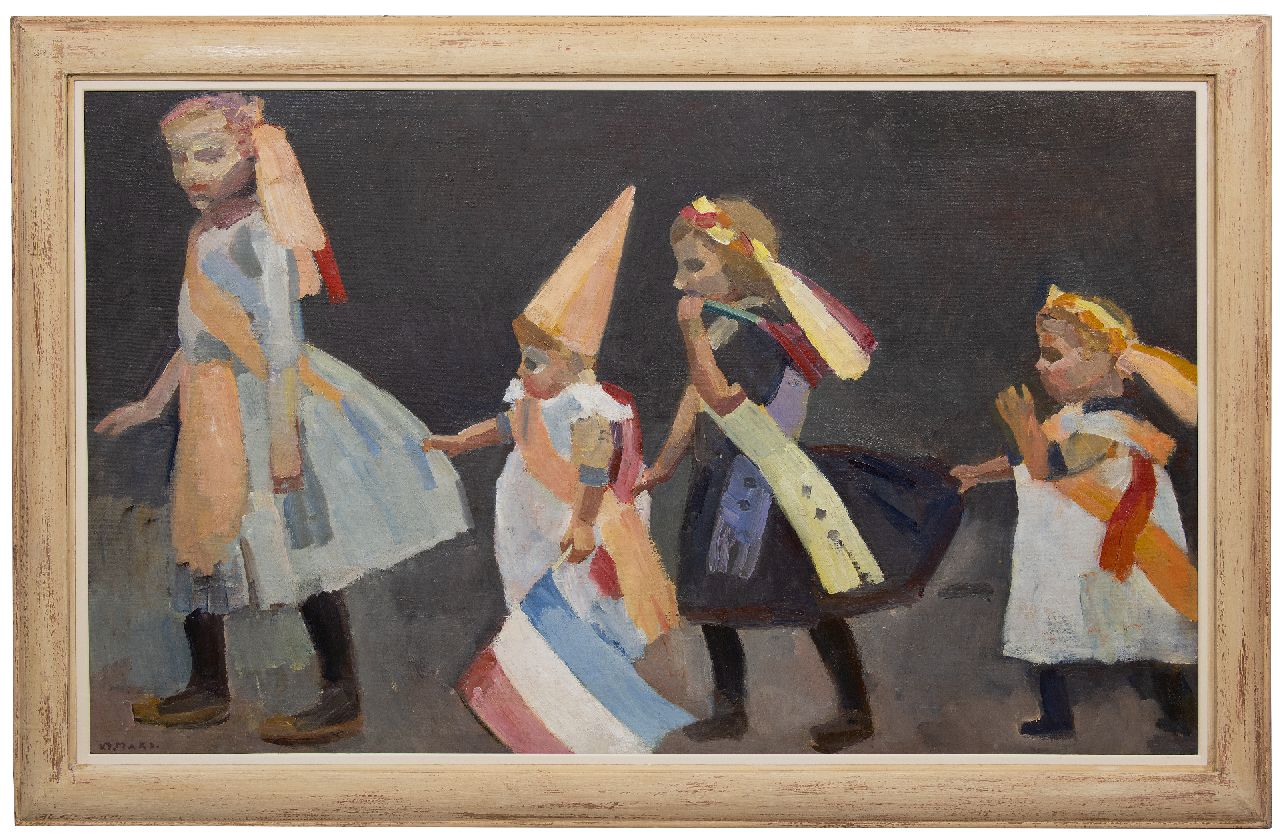 Maks C.J.  | Cornelis Johannes 'Kees' Maks | Gemälde zum Verkauf angeboten | Hartjesdag in Amsterdam (Karneval), Öl auf Leinwand 94,8 x 152,9 cm, Unterzeichnet u.l. und zu datieren um 1915