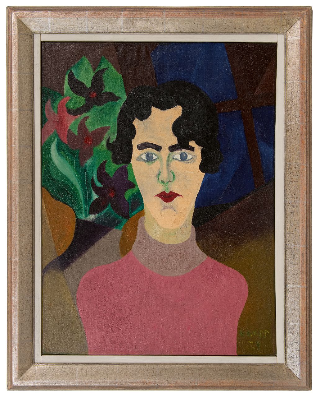 Gaupp K.A.C.  | Karel Albert 'Charles' Gaupp, Selbsporträt als Frau, Öl auf Leinwand 80,1 x 60,5 cm, Unterzeichnet u.r. und datiert '39