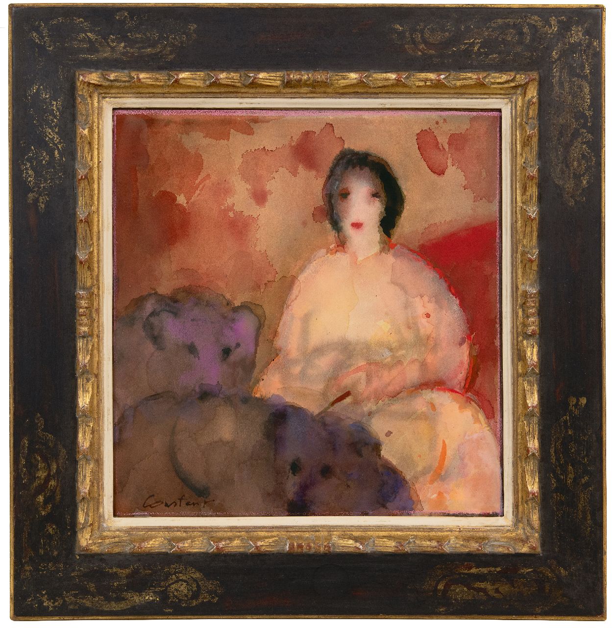 Constant (Constant Anton Nieuwenhuijs) | Constant (Constant Anton Nieuwenhuijs) | Aquarelle und Zeichnungen zum Verkauf angeboten | Der Bärenmeisterin, Aquarell auf Papier 46,0 x 44,7 cm, Unterzeichnet u.l. und zu datieren 1986 Constant (Constant Anton Nieuwenhuijs) | Constant (Constant Anton Nieuwenhuijs) | Aquarelle und Zeichnungen zum Verkauf angeboten | Der Bärenmeisterin, Aquarell auf Papier 46,0 x 44,7 cm, Unterzeichnet u.l. und zu datieren 1986