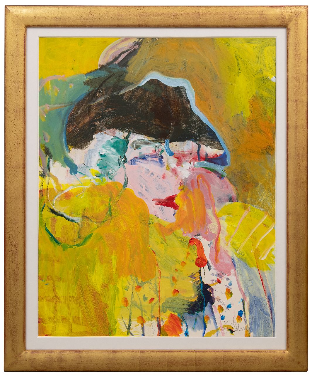 Bohemen C.B. van | Cornelis Bernardus 'Kees' van Bohemen | Gemälde zum Verkauf angeboten | Frau, gouache and oil on paper 82,0 x 64,0 cm, Unterzeichnet u.r. und datiert '78