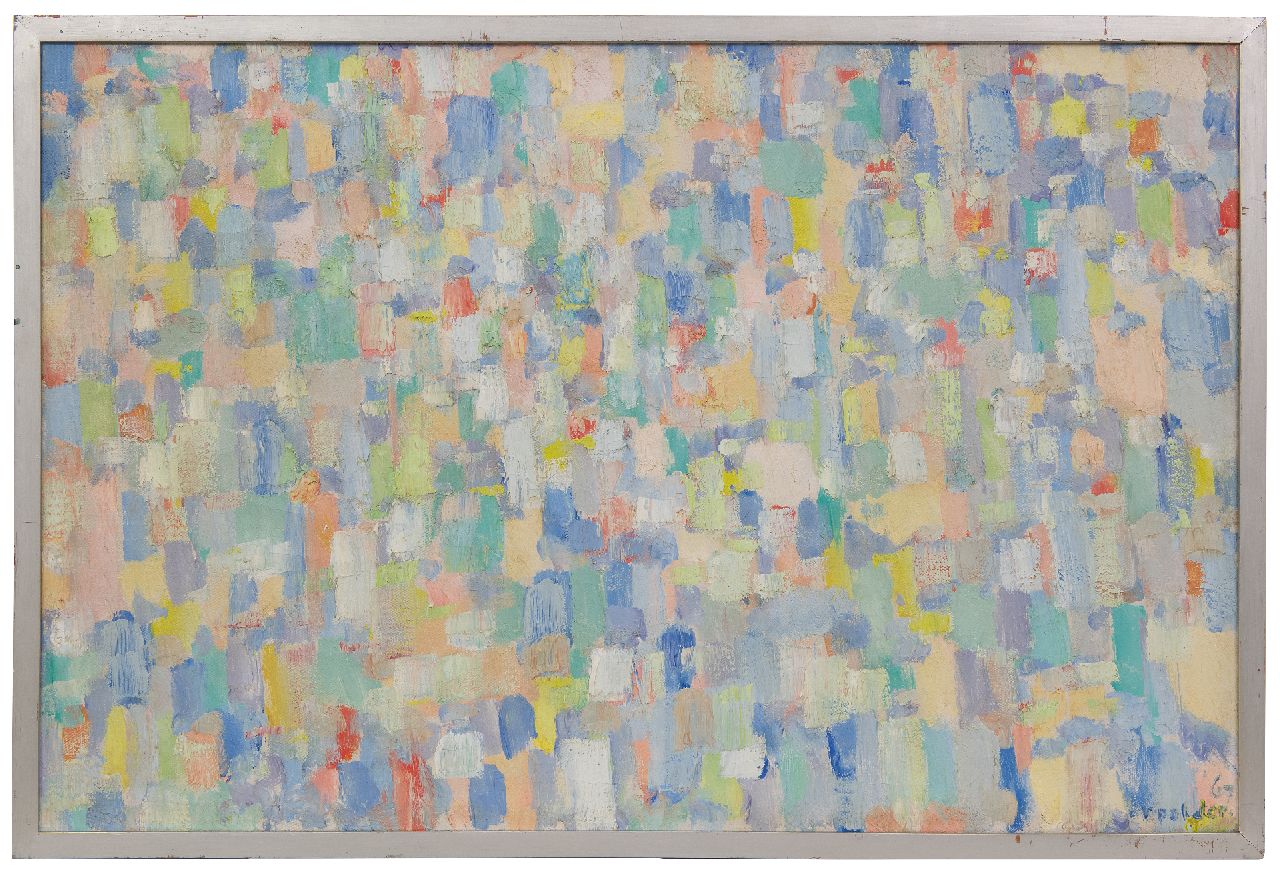 Polder R.C.G.  | Rudolph Christiaan Gerrit 'Rudi' Polder | Gemälde zum Verkauf angeboten | Untitled, Öl auf Leinwand 60,9 x 92,0 cm, Unterzeichnet u.r. und datiert '67