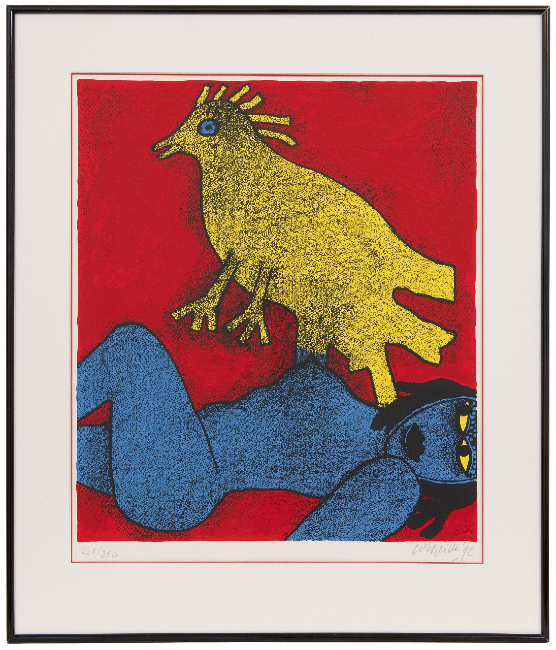 Corneille ('Corneille' Guillaume Beverloo) | Corneille ('Corneille' Guillaume Beverloo) | Grafik zum Verkauf angeboten | Magic Africaine, Litho auf Papier 54,4 x 45,7 cm, Unterzeichnet u.r. (in Bleistift) und datiert '92 (in Bleistift) Corneille ('Corneille' Guillaume Beverloo) | Corneille ('Corneille' Guillaume Beverloo) | Grafik zum Verkauf angeboten | Magic Africaine, Litho auf Papier 54,4 x 45,7 cm, Unterzeichnet u.r. (in Bleistift) und datiert '92 (in Bleistift)