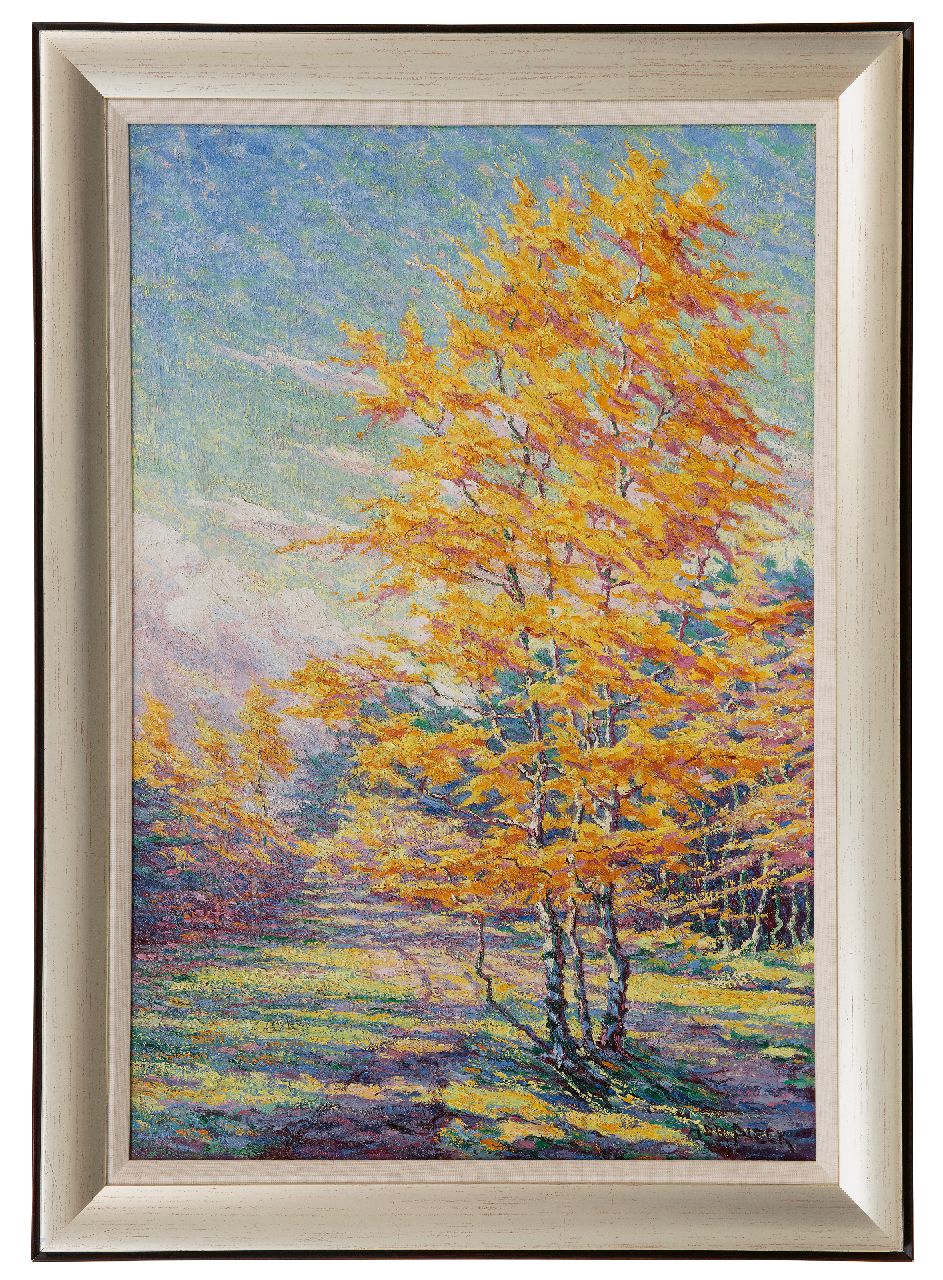 Pieck A.J.  | Adriana Jacoba 'Adri' Pieck, Herbstbaum, Öl auf Leinwand 76,0 x 50,9 cm, Unterzeichnet u.r.