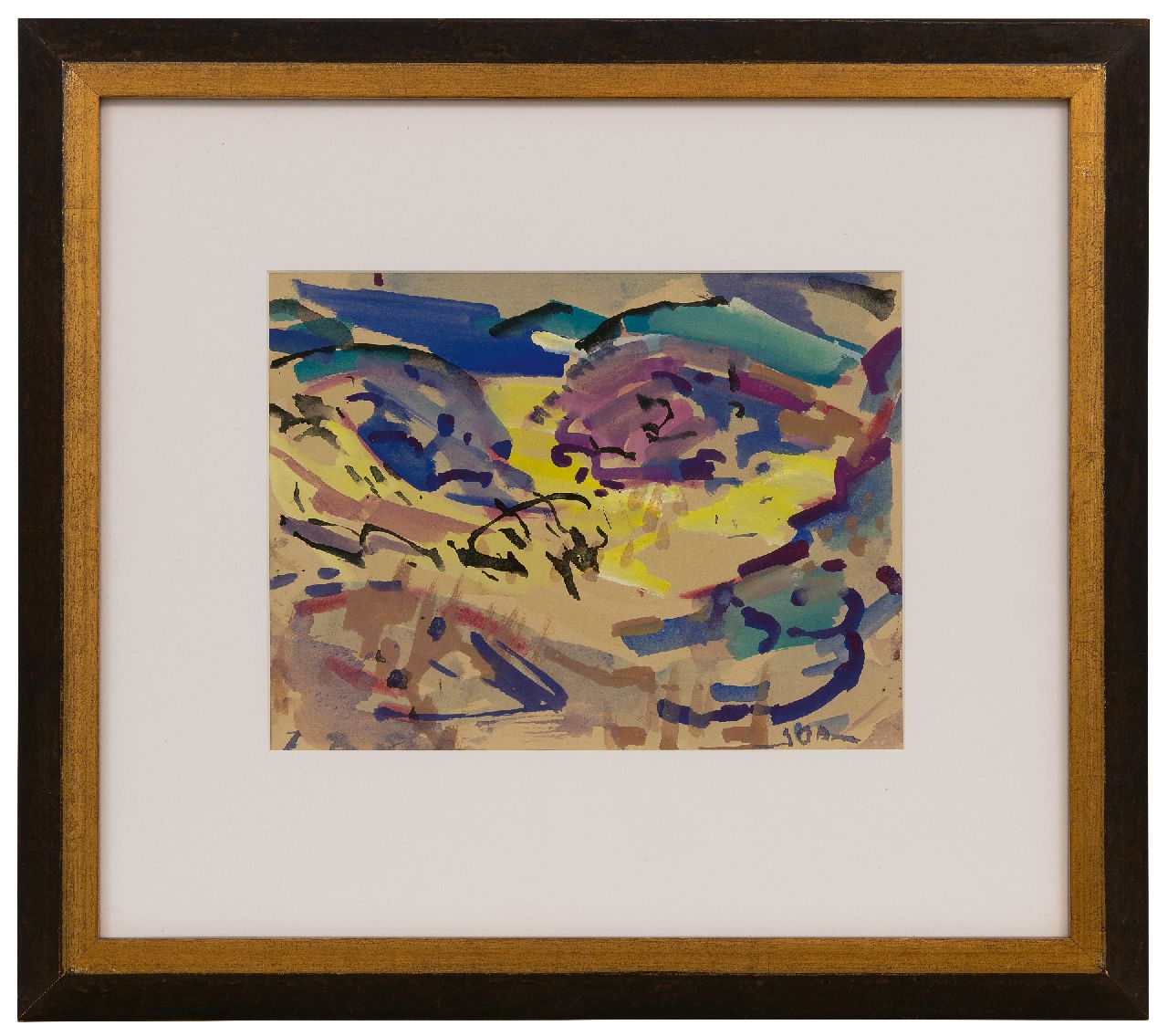 Jordens J.G.  | 'Jan' Gerrit Jordens, Landschaft  Schiermonnikoog, Aquarell auf Papier 23,0 x 30,8 cm, Unterzeichnet u.r. und datiert 7 9 57