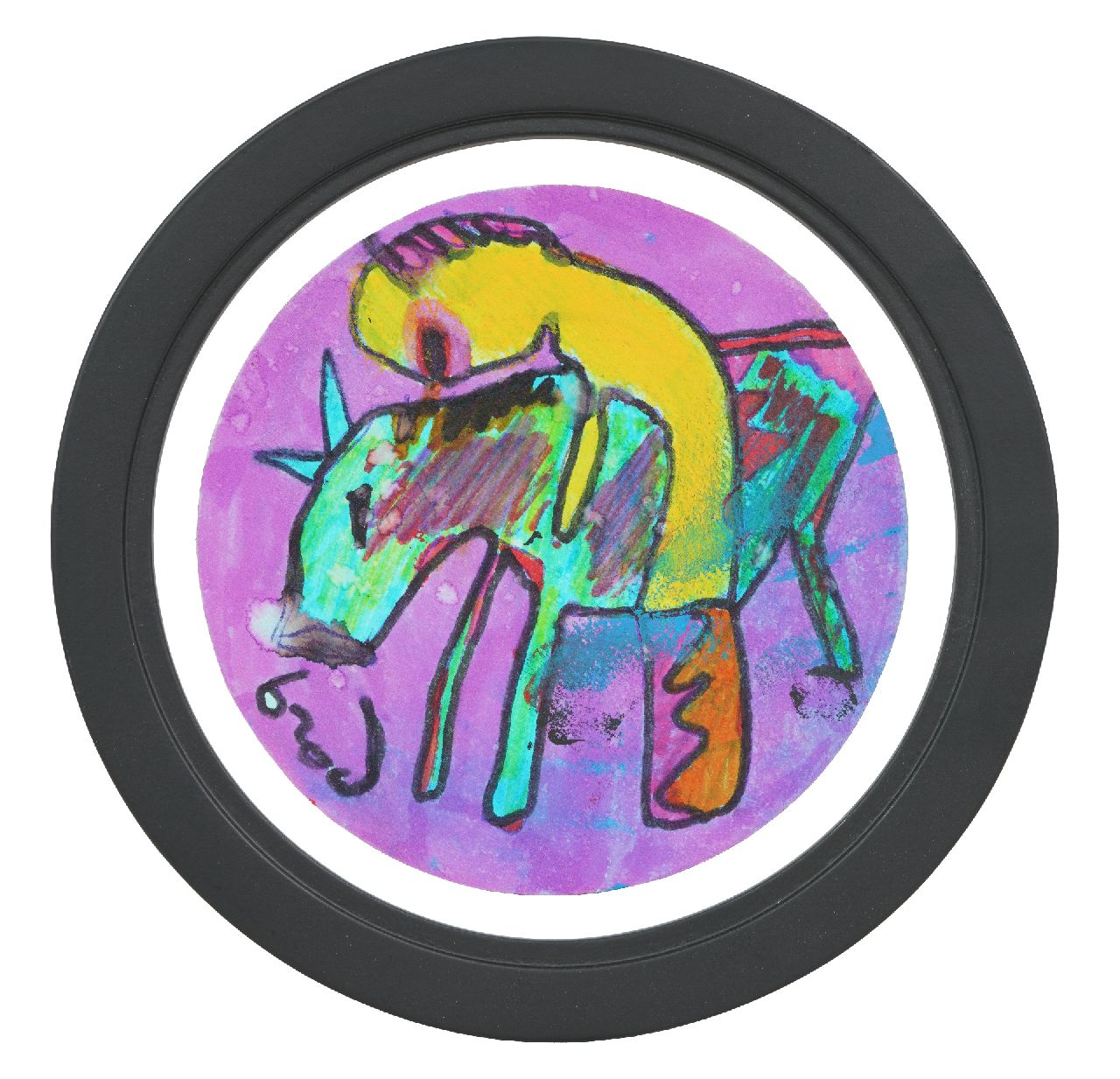 Brood H.  | Herman Brood |  zum Verkauf angeboten | Bierdeckel, Unterzeichnet u.l.