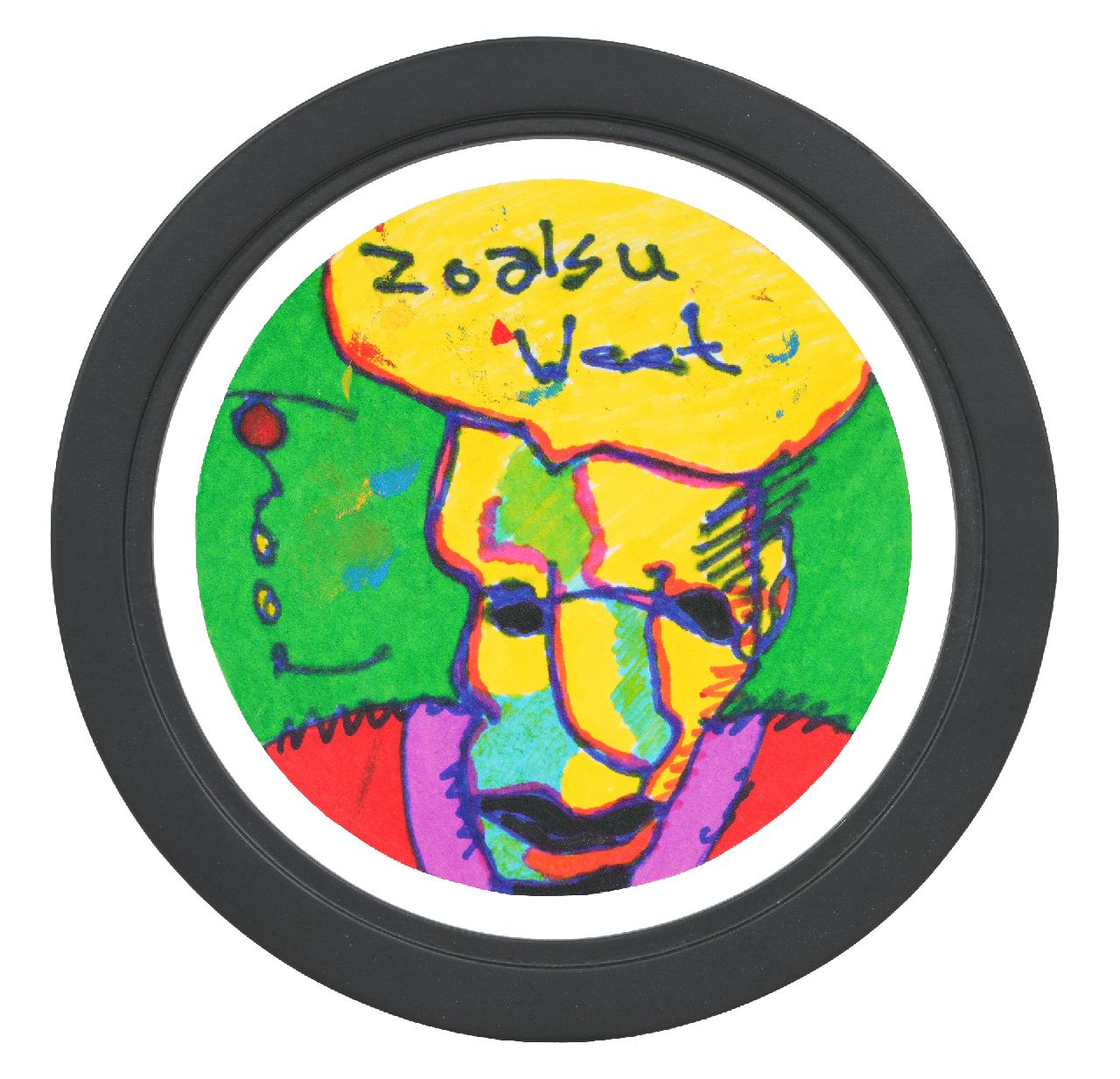 Brood H.  | Herman Brood |  zum Verkauf angeboten | Bierdeckel, Unterzeichnet m.l.