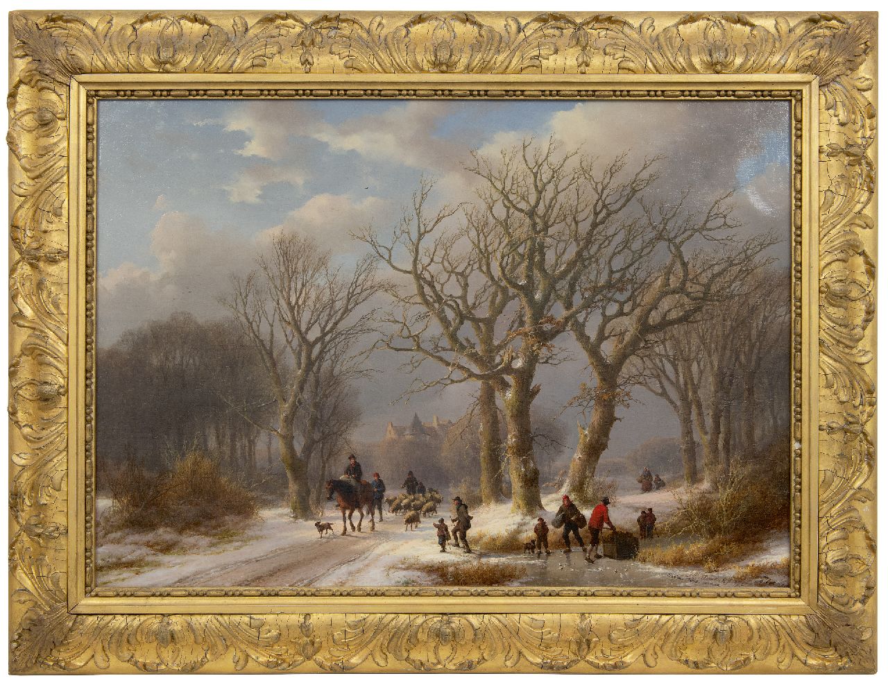 Klombeck/Verboeckhoven J.B./E.J. | Johann Bernard/Eugène Joseph Klombeck/Verboeckhoven | Gemälde zum Verkauf angeboten | Rückkehr des Marktes, Öl auf Leinwand 50,2 x 70,3 cm, Unterzeichnet u.r. von beiden Malern und datiert 1872 Klombeck/Verboeckhoven J.B./E.J. | Johann Bernard/Eugène Joseph Klombeck/Verboeckhoven | Gemälde zum Verkauf angeboten | Rückkehr des Marktes, Öl auf Leinwand 50,2 x 70,3 cm, Unterzeichnet u.r. von beiden Malern und datiert 1872