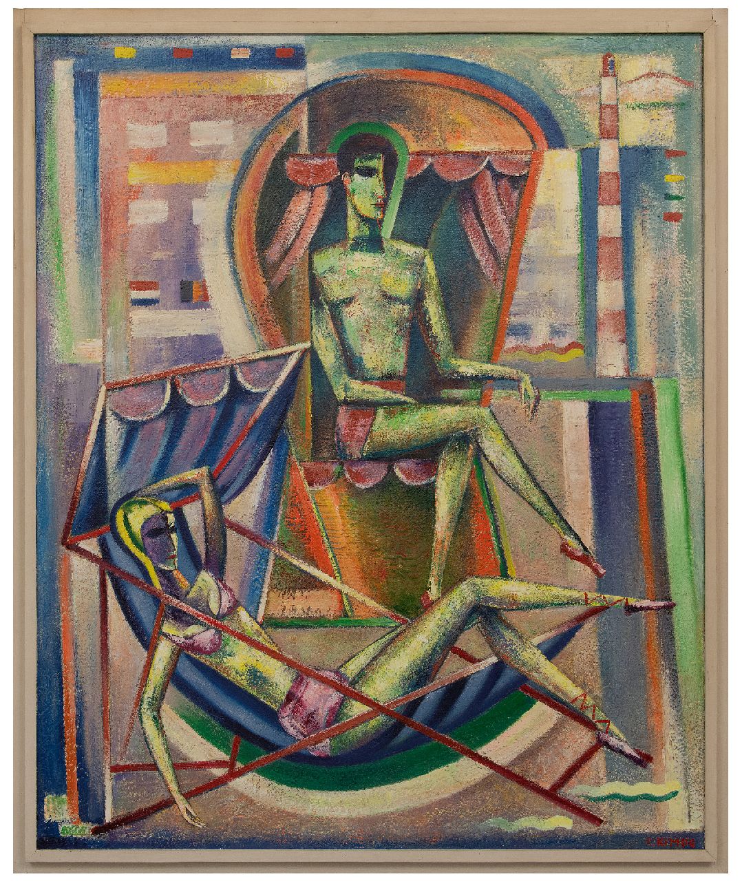 Kimpe R.J.P. | Raymundus Josephus Petrus 'Reimond' Kimpe | Gemälde zum Verkauf angeboten | x, Öl auf Leinwand 104,5 x 84,0 cm, Unterzeichnet u.r. und zu datieren 1955 Kimpe R.J.P. | Raymundus Josephus Petrus 'Reimond' Kimpe | Gemälde zum Verkauf angeboten | x, Öl auf Leinwand 104,5 x 84,0 cm, Unterzeichnet u.r. und zu datieren 1955