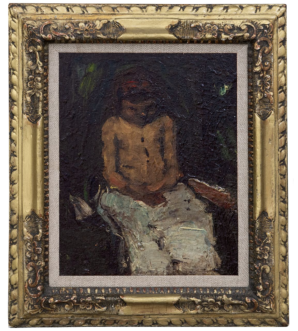 Robertson S. | Susanne 'Suze' Robertson, Sitzendes Mädchen, Öl auf Holz 27,0 x 21,4 cm Robertson S. | Susanne 'Suze' Robertson, Sitzendes Mädchen, Öl auf Holz 27,0 x 21,4 cm