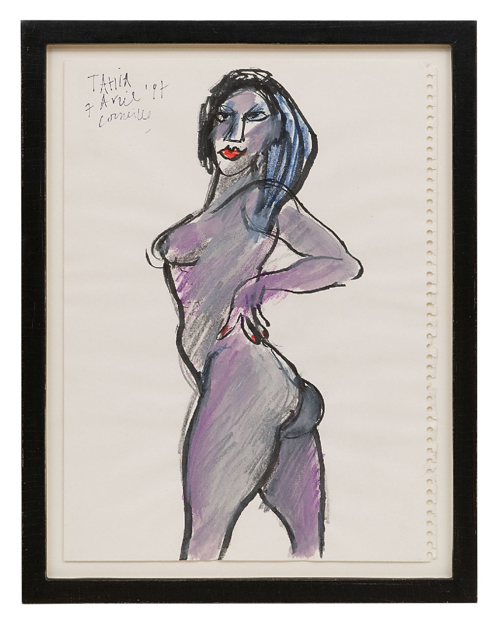 Corneille ('Corneille' Guillaume Beverloo) | Corneille ('Corneille' Guillaume Beverloo) | zum Verkauf angeboten | Tahia, pencil, ink, wax crayons and watercolour on paper 30,5 x 22,7 cm, Unterzeichnet o.l. und datiert 7 'Avril' '97 Corneille ('Corneille' Guillaume Beverloo) | Corneille ('Corneille' Guillaume Beverloo) | zum Verkauf angeboten | Tahia, pencil, ink, wax crayons and watercolour on paper 30,5 x 22,7 cm, Unterzeichnet o.l. und datiert 7 'Avril' '97