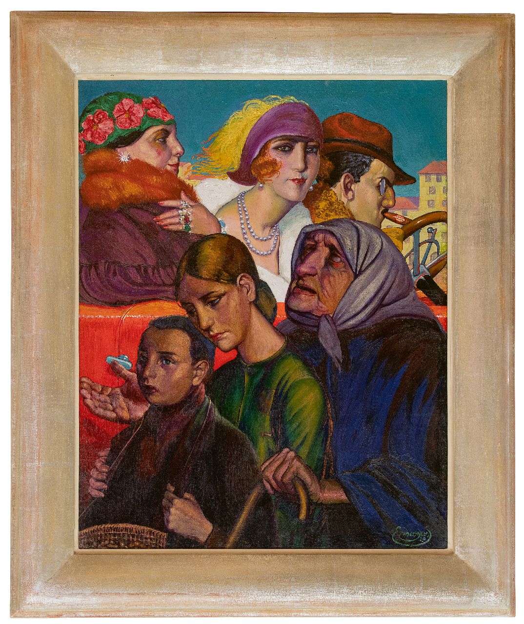 Ermengem F.  | Frans Ermengem | Gemälde zum Verkauf angeboten | x, Öl auf Holz 98,0 x 78,0 cm, Unterzeichnet u.r. und datiert '20