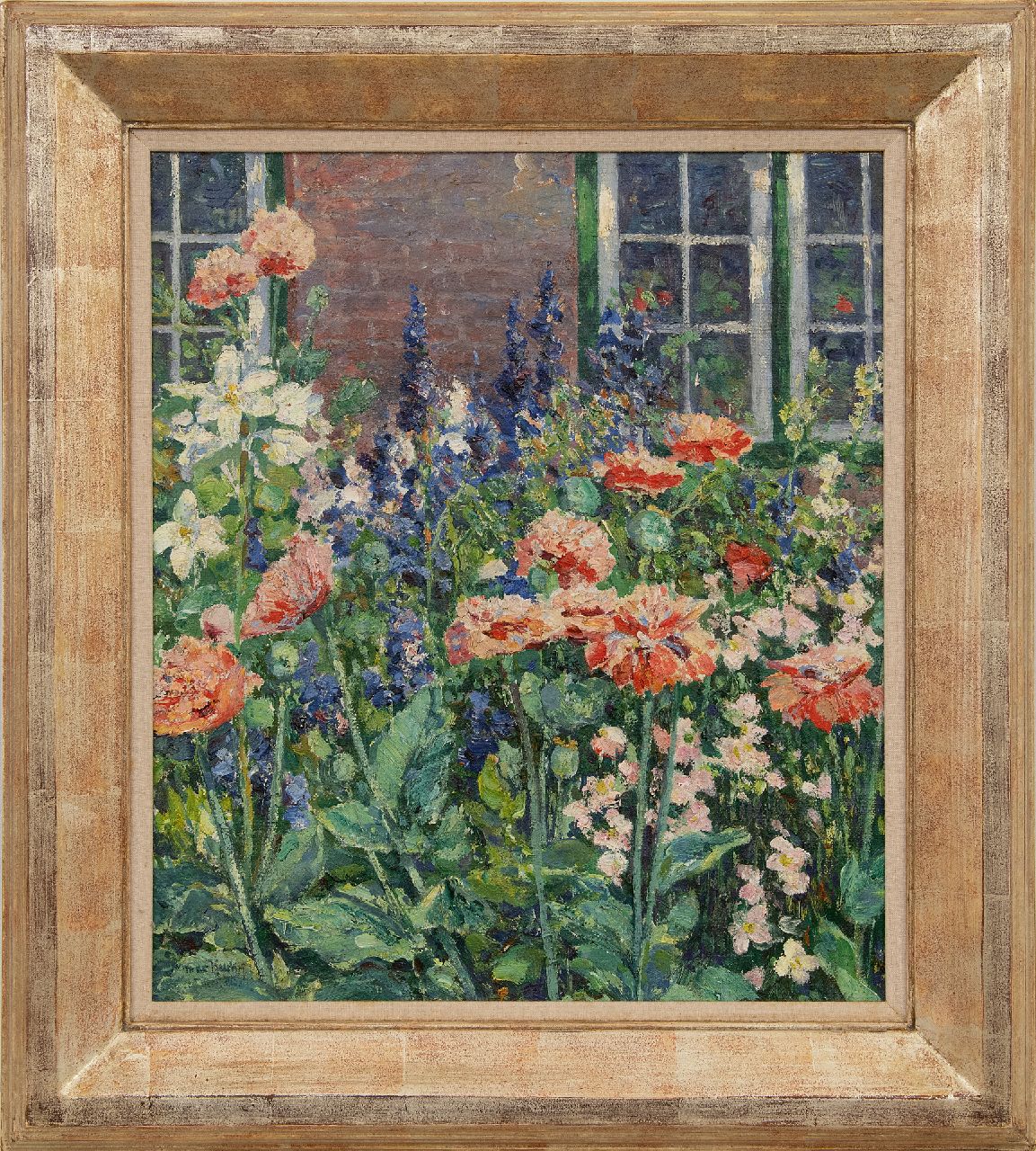 Kuchel M.  | Max Kuchel | Gemälde zum Verkauf angeboten | Flower garden, Öl auf Leinwand 49,2 x 42,0 cm, signed l.l. und painted circa 1910