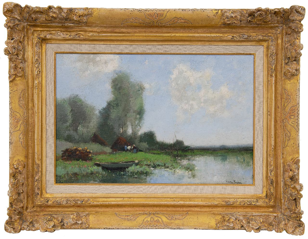 Kuijpers C. | Cornelis Kuijpers | Gemälde zum Verkauf angeboten | Bauernhof in einer Torflandschaft, Öl auf Leinwand 27,5 x 40,3 cm, Unterzeichnet u.r. Kuijpers C. | Cornelis Kuijpers | Gemälde zum Verkauf angeboten | Bauernhof in einer Torflandschaft, Öl auf Leinwand 27,5 x 40,3 cm, Unterzeichnet u.r.