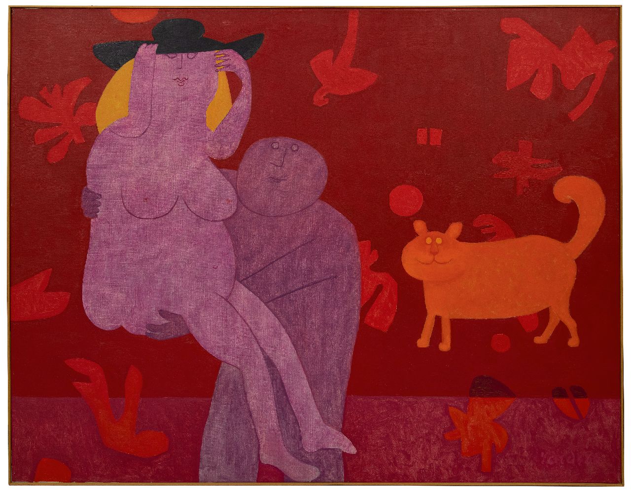 Roëde J. | Jan Roëde | Gemälde zum Verkauf angeboten | Le moindre de ses soucis, Acryl auf Leinwand 114,0 x 145,7 cm, Unterzeichnet u.r. und auf dem Spannrahmen und datiert '69 Roëde J. | Jan Roëde | Gemälde zum Verkauf angeboten | Le moindre de ses soucis, Acryl auf Leinwand 114,0 x 145,7 cm, Unterzeichnet u.r. und auf dem Spannrahmen und datiert '69