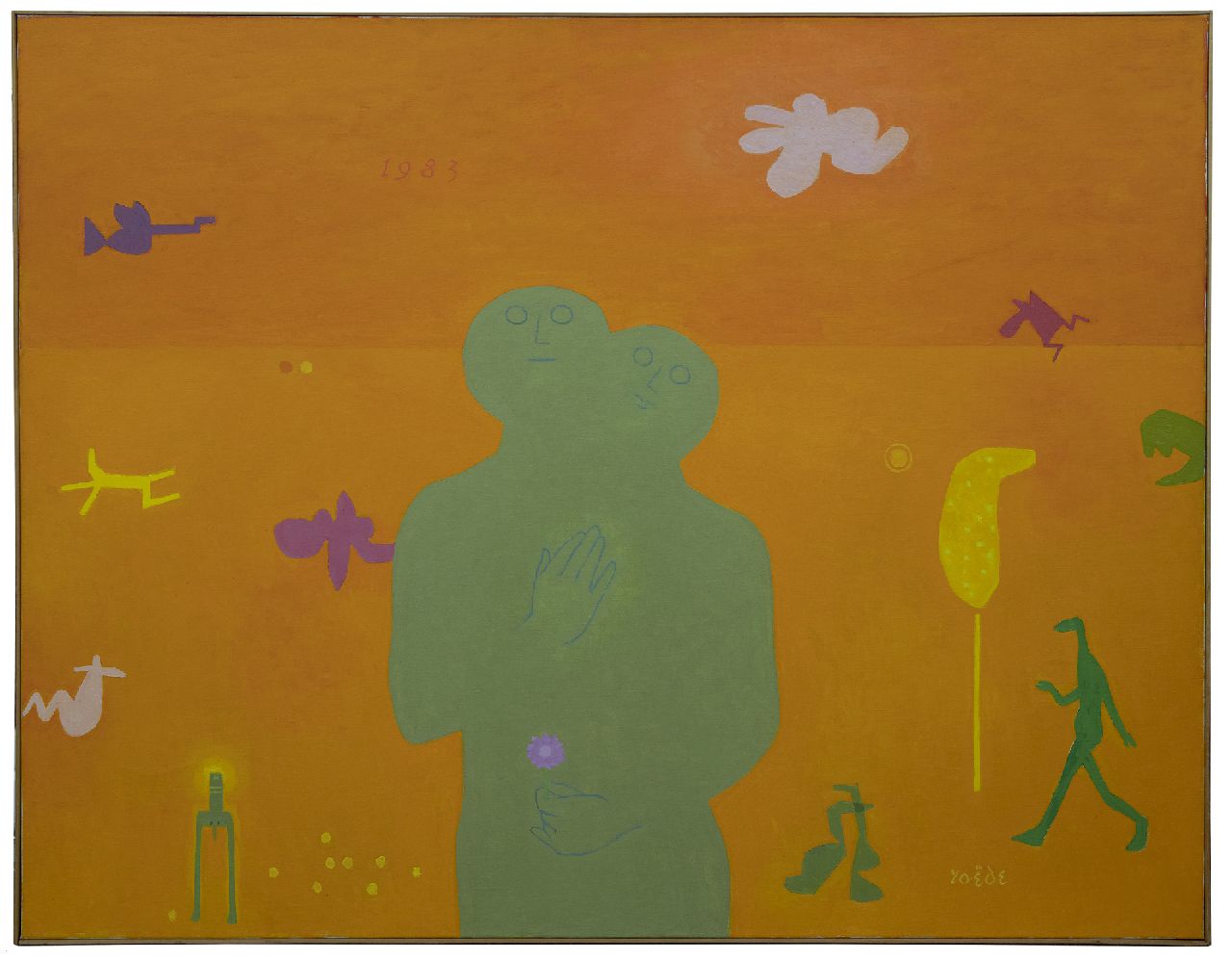 Roëde J. | Jan Roëde | Gemälde zum Verkauf angeboten | Ohne titel, Acryl auf Leinwand 114,1 x 146,0 cm, Unterzeichnet u.r. und datiert 1983 Roëde J. | Jan Roëde | Gemälde zum Verkauf angeboten | Ohne titel, Acryl auf Leinwand 114,1 x 146,0 cm, Unterzeichnet u.r. und datiert 1983