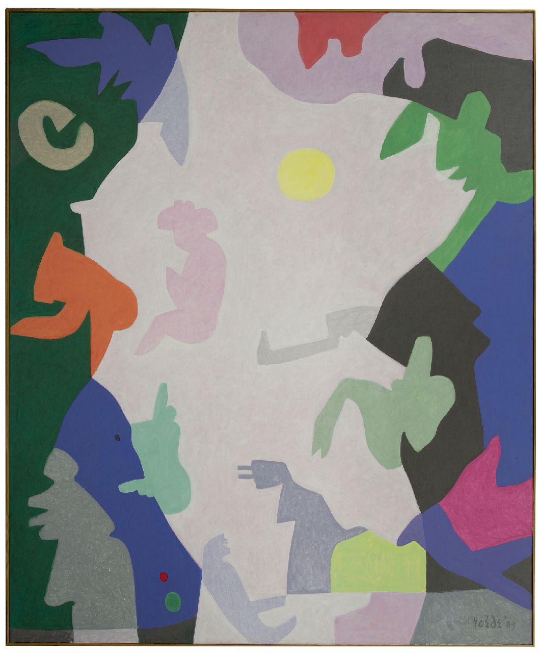 Roëde J. | Jan Roëde | Gemälde zum Verkauf angeboten | Lanzarote III, Acryl auf Leinwand 180,1 x 150,3 cm, Unterzeichnet u.R. und datiert '89 Roëde J. | Jan Roëde | Gemälde zum Verkauf angeboten | Lanzarote III, Acryl auf Leinwand 180,1 x 150,3 cm, Unterzeichnet u.R. und datiert '89