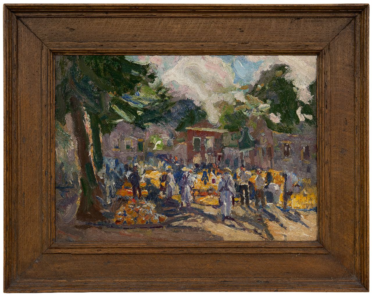 Dom P.L.C. | Paulus Ludovicus Carolus 'Pol' Dom | Gemälde zum Verkauf angeboten | Käsemarkt, Öl auf Holz 33,0 x 45,0 cm Dom P.L.C. | Paulus Ludovicus Carolus 'Pol' Dom | Gemälde zum Verkauf angeboten | Käsemarkt, Öl auf Holz 33,0 x 45,0 cm