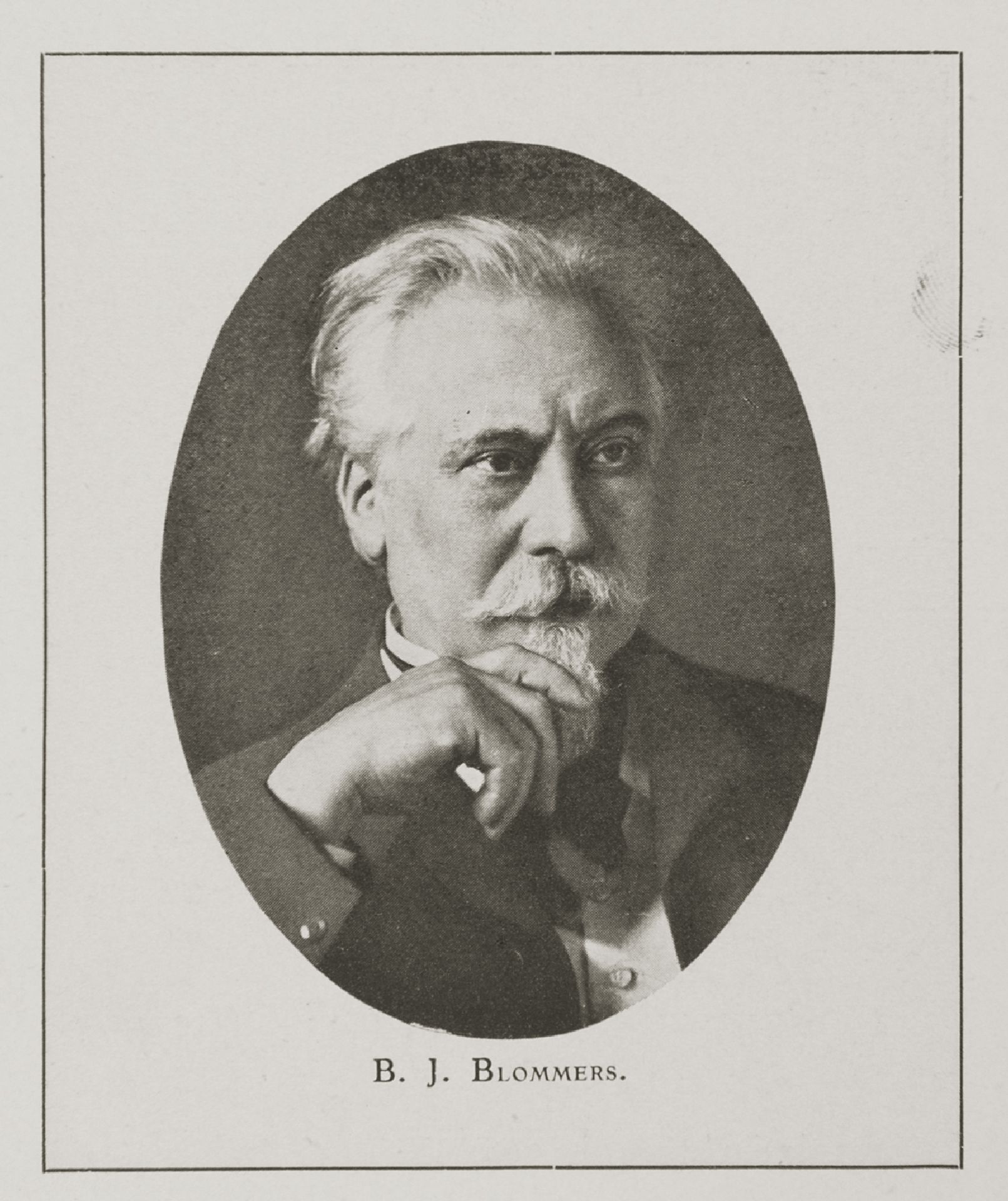 Porträt von Künstler, Maler, Aquarellist und Zeichner Bernardus Johannes 'Bernard' Blommers