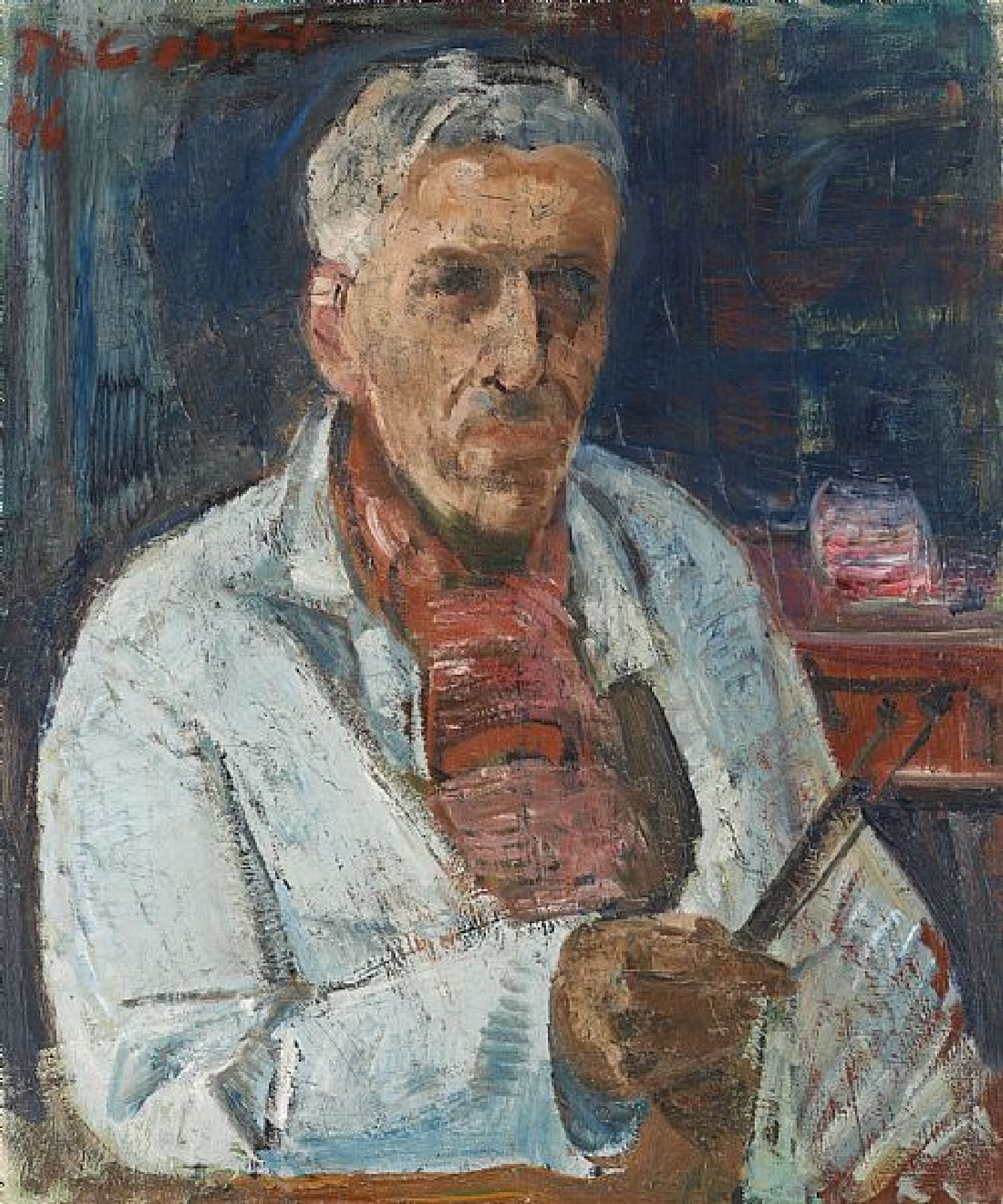 Porträt von Künstler und Maler Marcel Cockx
