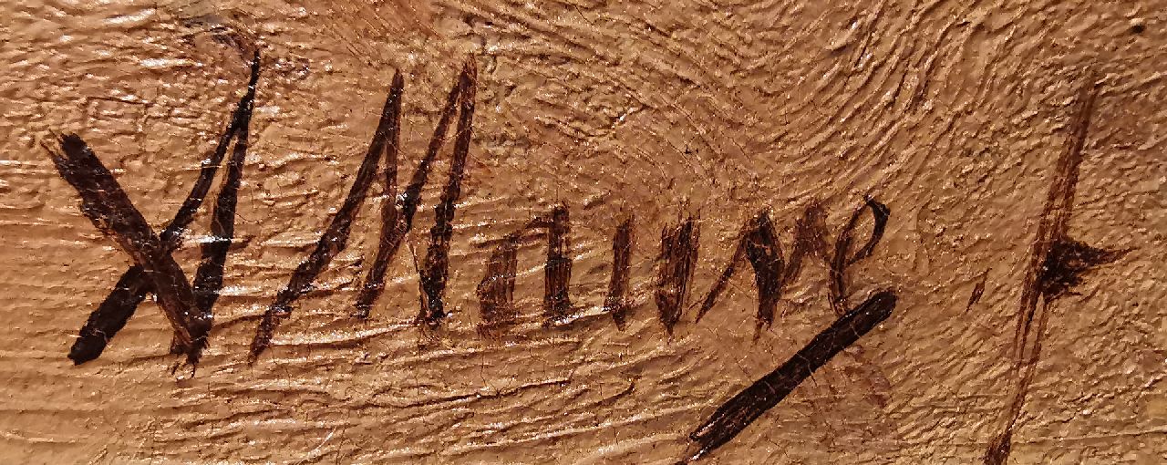 Anton Mauve Signaturen Brennholzsammler