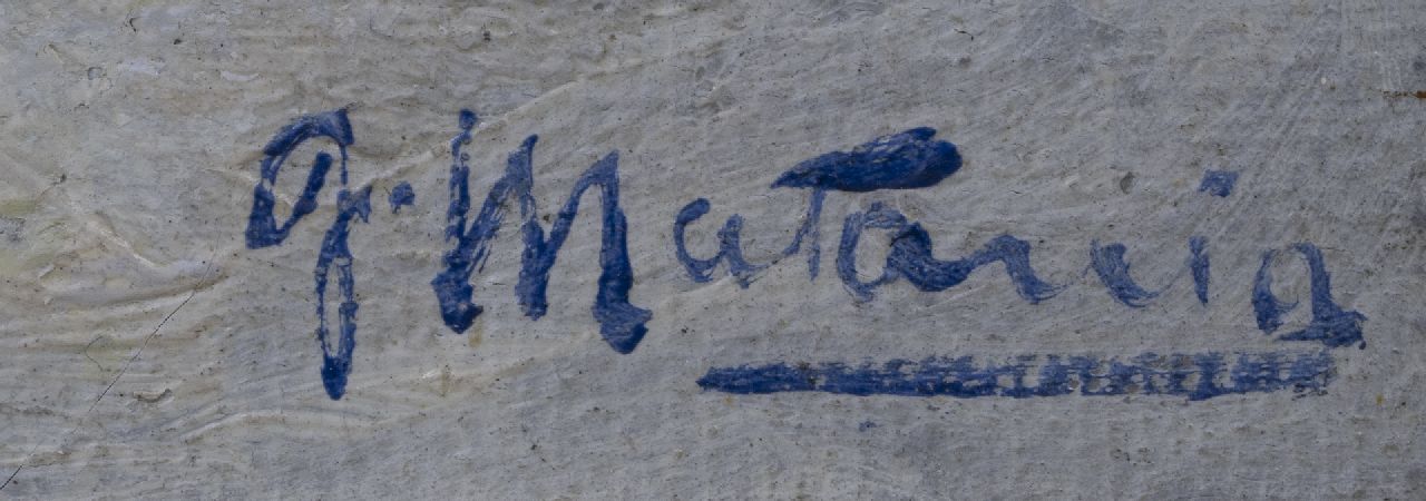 Fortunino Matania Signaturen Fertig zum Abfahrt
