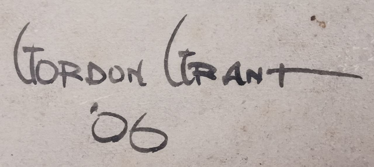 Gordon Grant Signaturen Ertappt beim Spielen