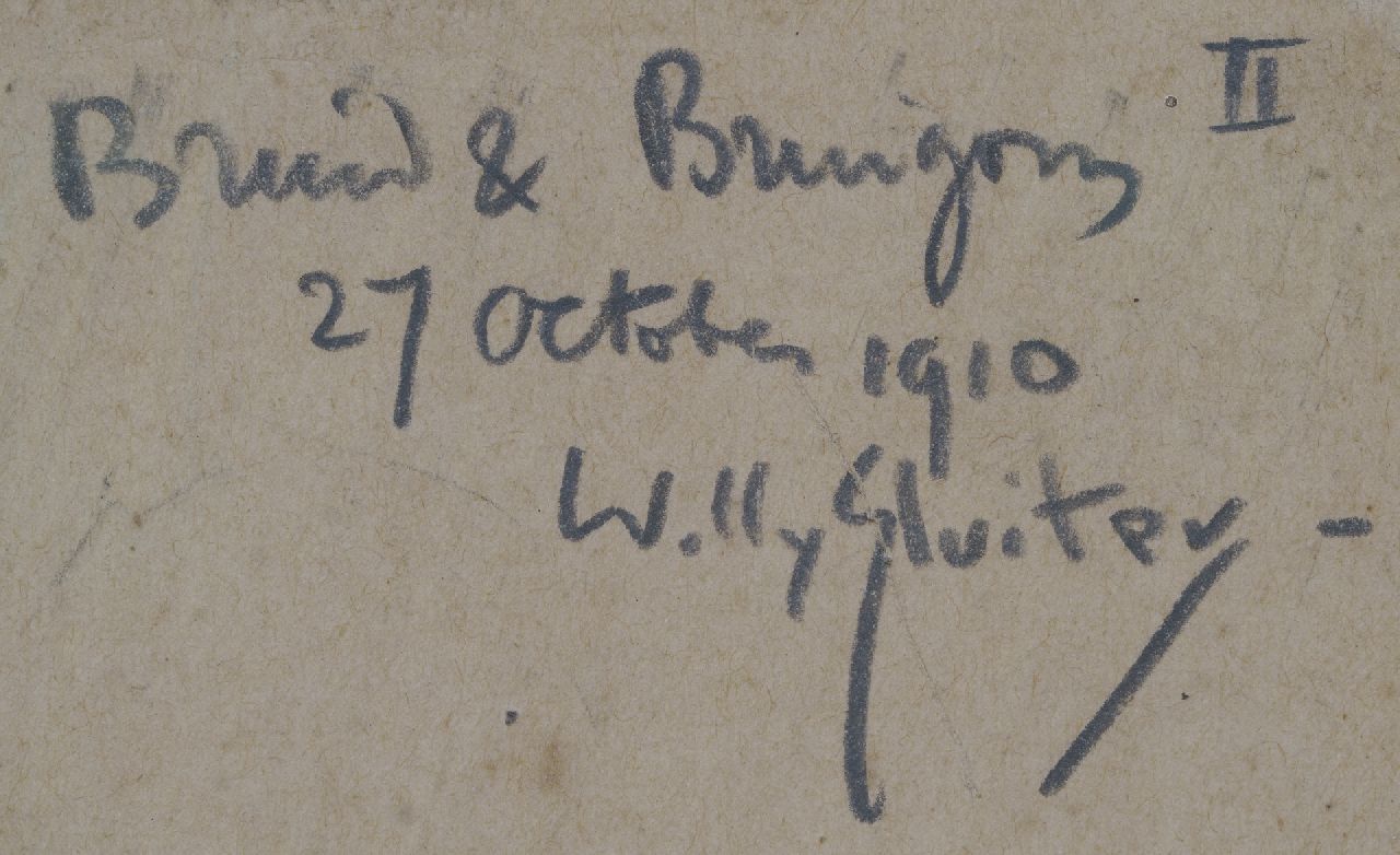 Willy Sluiter Signaturen Braut und Bräutigam