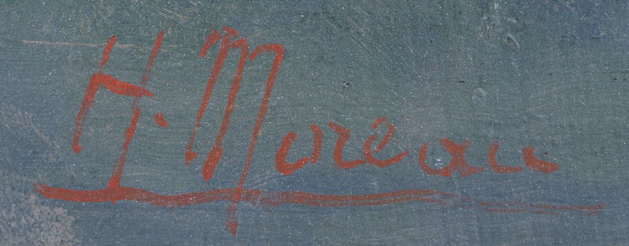 Henry Moreau Signaturen Die Morgentoilette