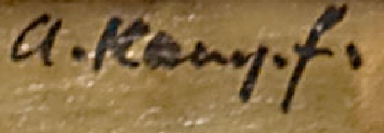 Arthur Kampf Signaturen Teestube