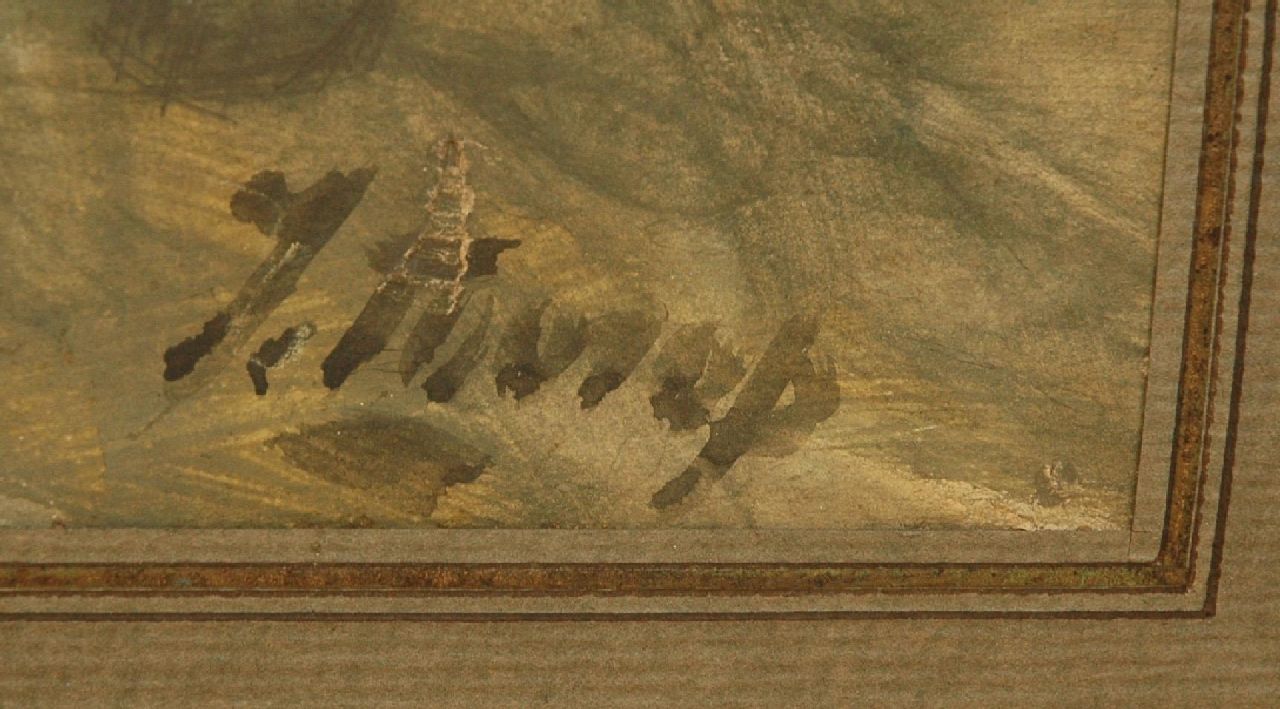 Jan Toorop Signaturen Shepherd and his flock