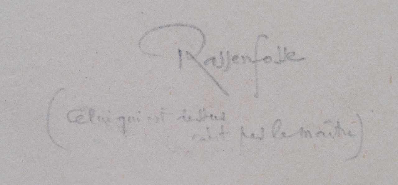 Armand Rassenfosse Signaturen Der Reiter