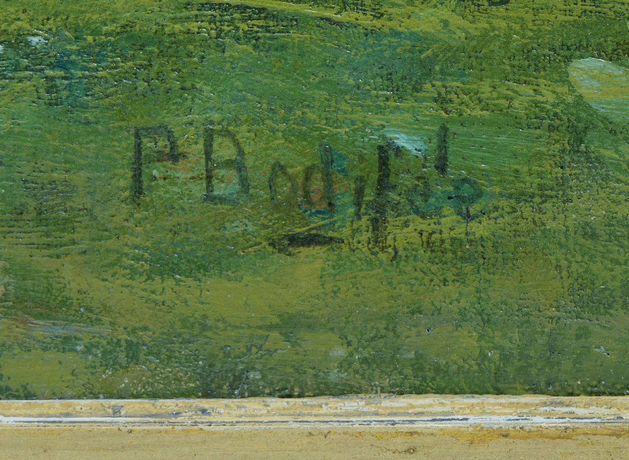 Paul Bodifée Signaturen Landschaft mit Blütenbäumen bei Deventer