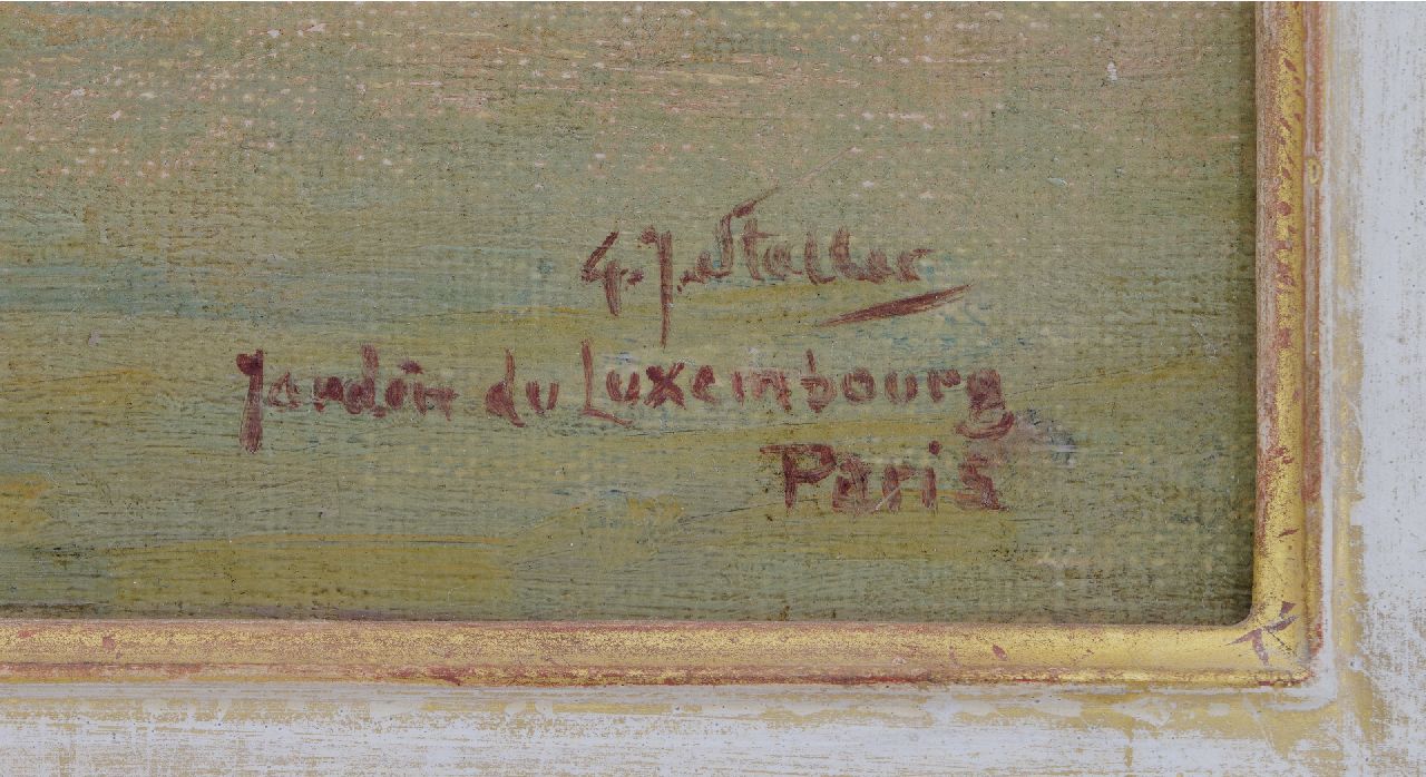 Gerard Johan Staller Signaturen Jardin du Luxembourg, Paris